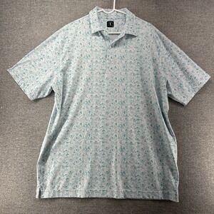 U Suck at Golf Polo Shirt Men Size XXL Short Sleeve All Over Print
